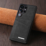 Leather Magnetic Case for Samsung