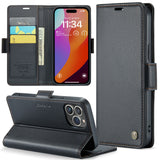 Luxury Business Leather Wallet Flip Case for Iphone