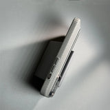 Alloy Lens Hit Color Hard PC  Carbon Fibre Wireless Charging Case for iPhone