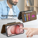 2 in 1 Detachable Leather Wallet For Magsafe Magnetic Phone Case For iPhone