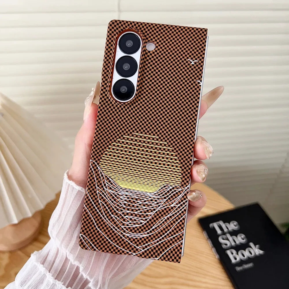carbon fibre Moon Protective Cases For Samsung