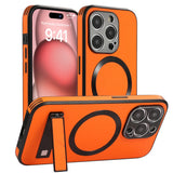 Luxury Magnetic Leather Stand Phone Case For iPhone