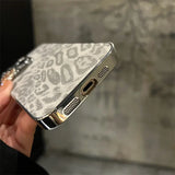 Leopard Texture Leather Case For iPhone