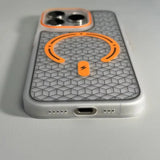 Ultrathin Frosted Geometric Elements MagSafe Case For iPhone