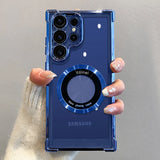 Luxury Plating Magnetic Case For Samsung
