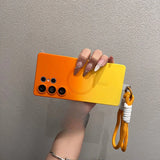 Liquid Silicone Gradient Color Magsafe Case for Samsung Galaxy