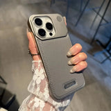 Business Aromatherapy Leather Case for iPhone
