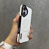 Matte Leather Magnetic For Magsafe Phone Case For iPhone