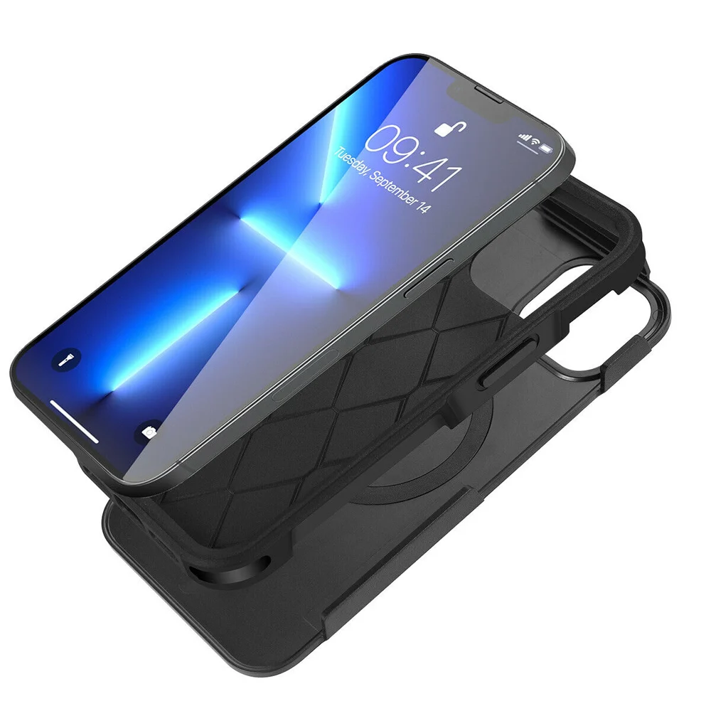 Shockproof Magnetic Matte Case For iPhone