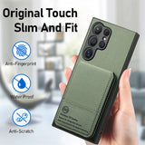 Magnetic Wallet with Card Holder Phone Case for Samsung