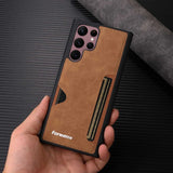 Retro LeatherCover Solt Case for Samsung Galaxy