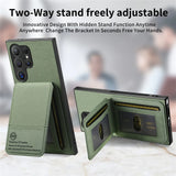 Magnetic Wallet with Card Holder Phone Case for Samsung