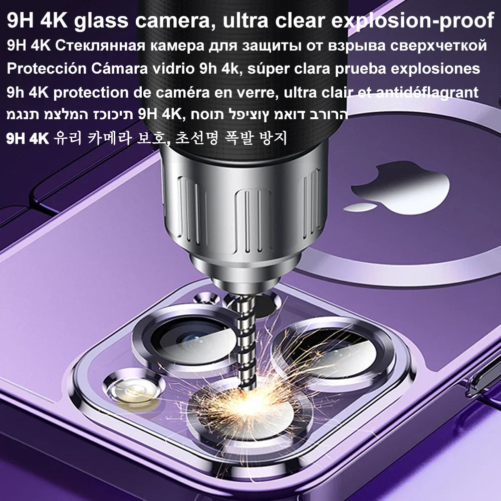 Magnetic Plating Case For iPhone