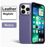 Luxury Leather MagSafe Case for  iPhone