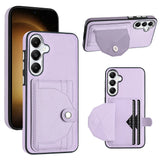 Fashion Leather Card Slots anti-fall Phone Cases For Samsung