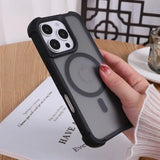 Magnetic Luxury Matte Fall prevention Case For iPhone