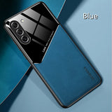 TPU Leather Magnetic Holder Case For Samsung Galaxy