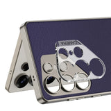 Luxury Leather Carbon Fiber PC Shockproof Phone Case For Samsung