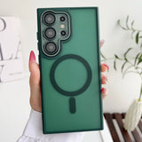 Matte Translucent Magsafe Case For Samsung
