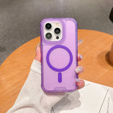 3 in 1 Magnetic Heavy Duty Armor Case for Magsafe IPhone