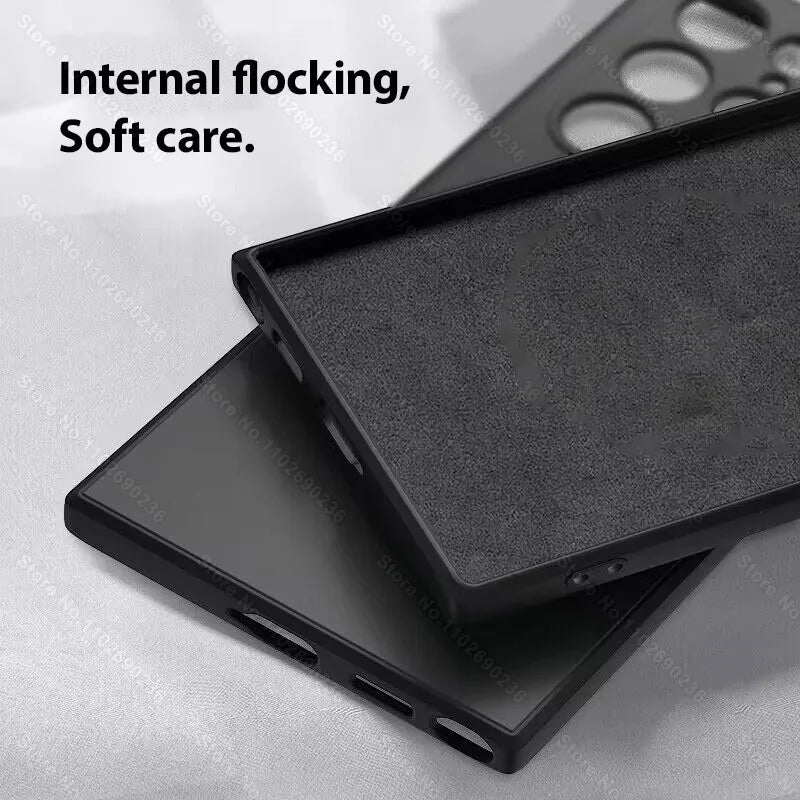 Liquid Soft Silicone Case For Samsung