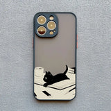Funny Cat Daily Life Phone Case For iPhone