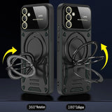 Shockproof Magnetic Ring Stand Armor Case For Samsung