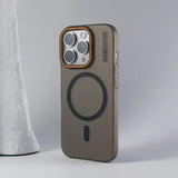Ultra Thin Frosted Barcode MagSafe Phone Case for iPhone