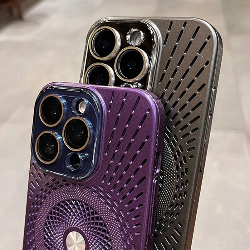 Heat Dissipation Glass Camera Protector Ultra Thin Anti Drop Case for iPhone