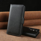 Funda Wallet Card Slot Luxury Leather Case For Samsung
