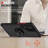 Car Magnetic Ring Bracket Silicone Cover Phone Case For Samsung Galaxy