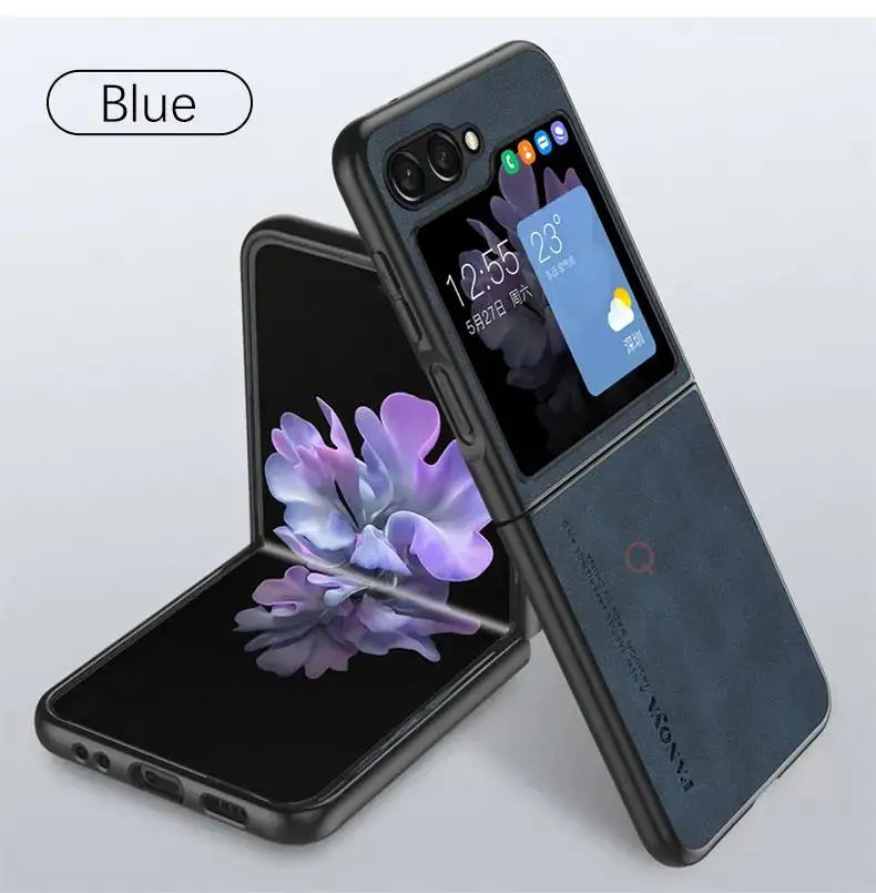 Luxury Vintage Sheepskin Leather Case For Samsung Galaxy