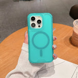 3 in 1 Magnetic Heavy Duty Armor Case for Magsafe IPhone