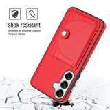 Fashion Leather Card Slots anti-fall Phone Cases For Samsung