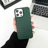 Liquid Silicone Braided Textured Phone Case for IPhone