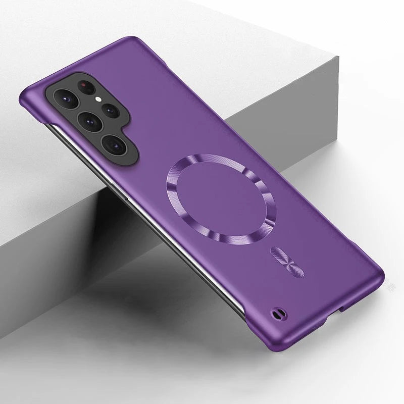 Ultra Thin Metallic Frameless Magnetic Case For Samsung