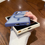 Matte Magnetic Clear Case For Samsung