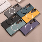 Cloth Pattern Magsafe Magnetic Cases For Samsung