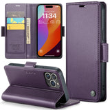 Luxury Business Leather Wallet Flip Case for Iphone