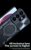 Magnetic Ring Holder Armor Shockproof Case For Samsung