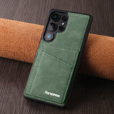 Leather Magnetic Case for Samsung