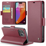 Luxury Business Leather Wallet Flip Case for Iphone