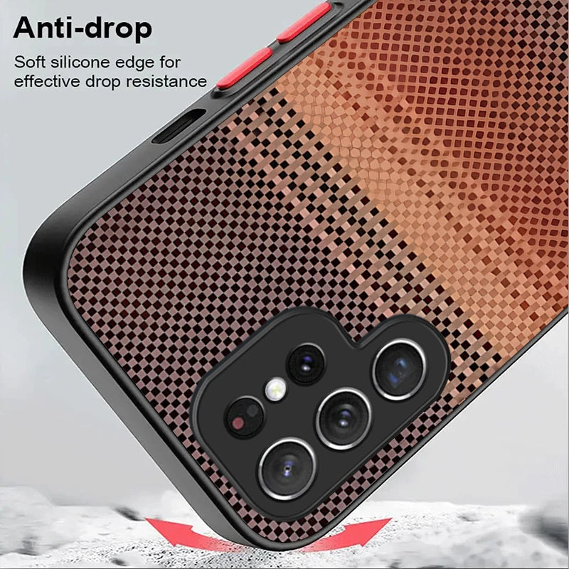 Luxury Real Aramid Fiber Matte Case For Samsung Galaxy