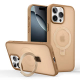 Shockproof Magnetic Kickstand Matte Case For iPhone