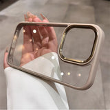 Luxury Transparent Soft Silicone Case For iPhone