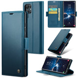 Luxury Business Leather Wallet Flip Case for Samsung
