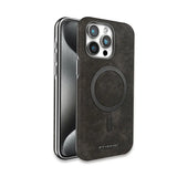 Classic Vintage Leather Magnetic Case for iPhone