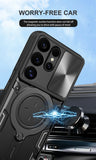Magnetic Ring Holder Armor Shockproof Case For Samsung