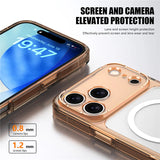 Luxury Clear Shockproof Magsafe Magnetic Case For iPhone
