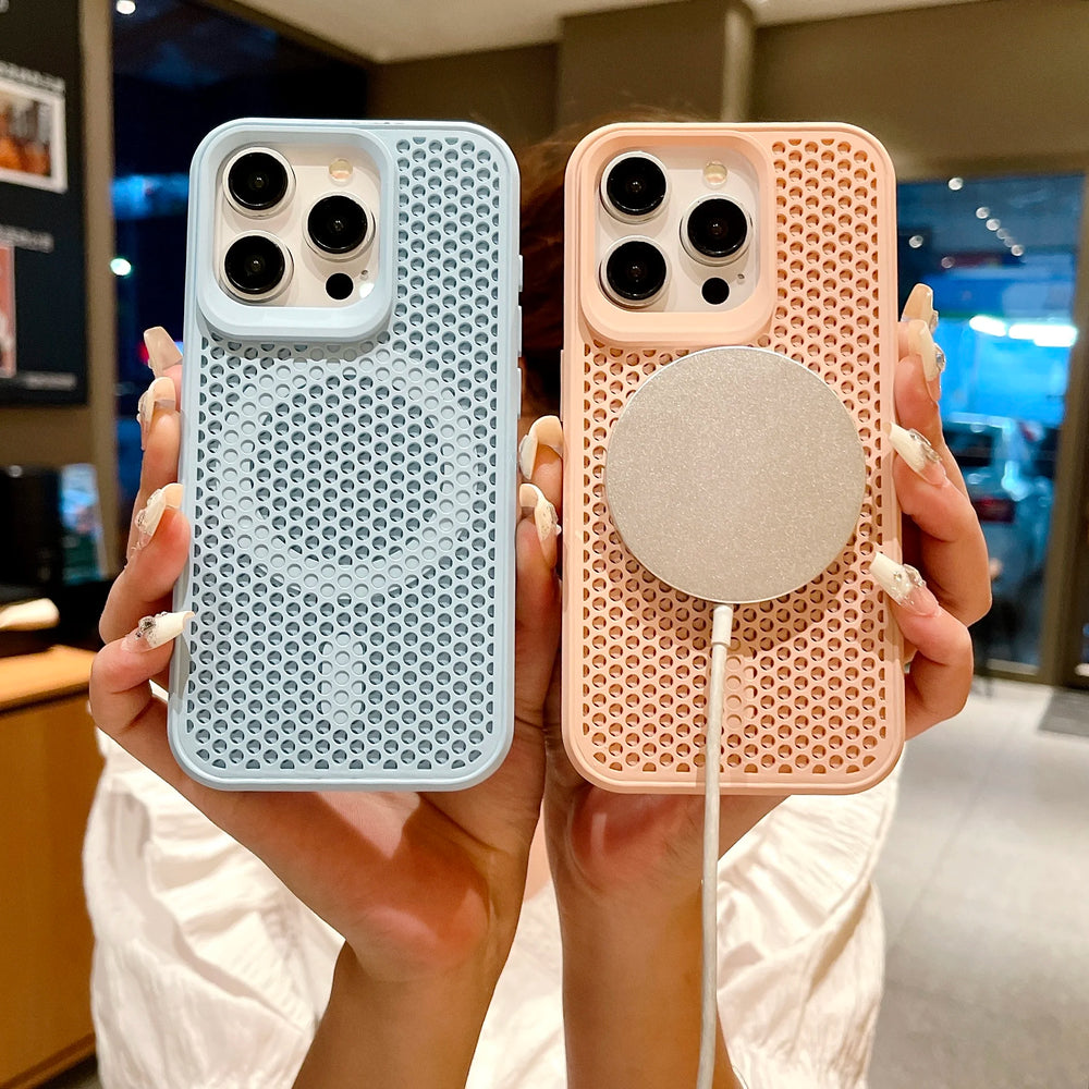 Heat Dissipation Mesh Case For iPhone